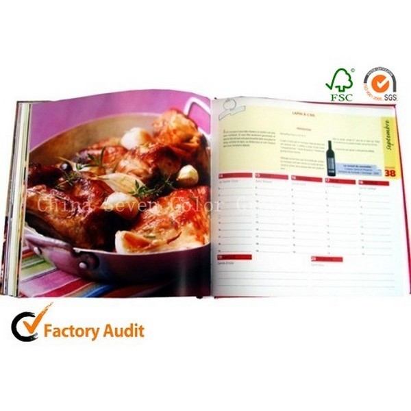 Cooking Book With Hardcover Printing